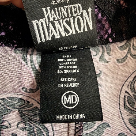 🖤💜 Disney Haunted Mansion Dress, Ears & Purse Set – Excellent Condition 💜🖤 - Picture 12 of 12